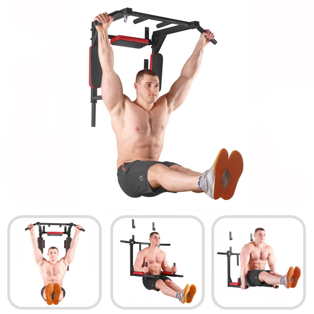 BARRE MULTIFONCTION – TRACTION , DIPS , ABDOS – CHARGE 200 KG